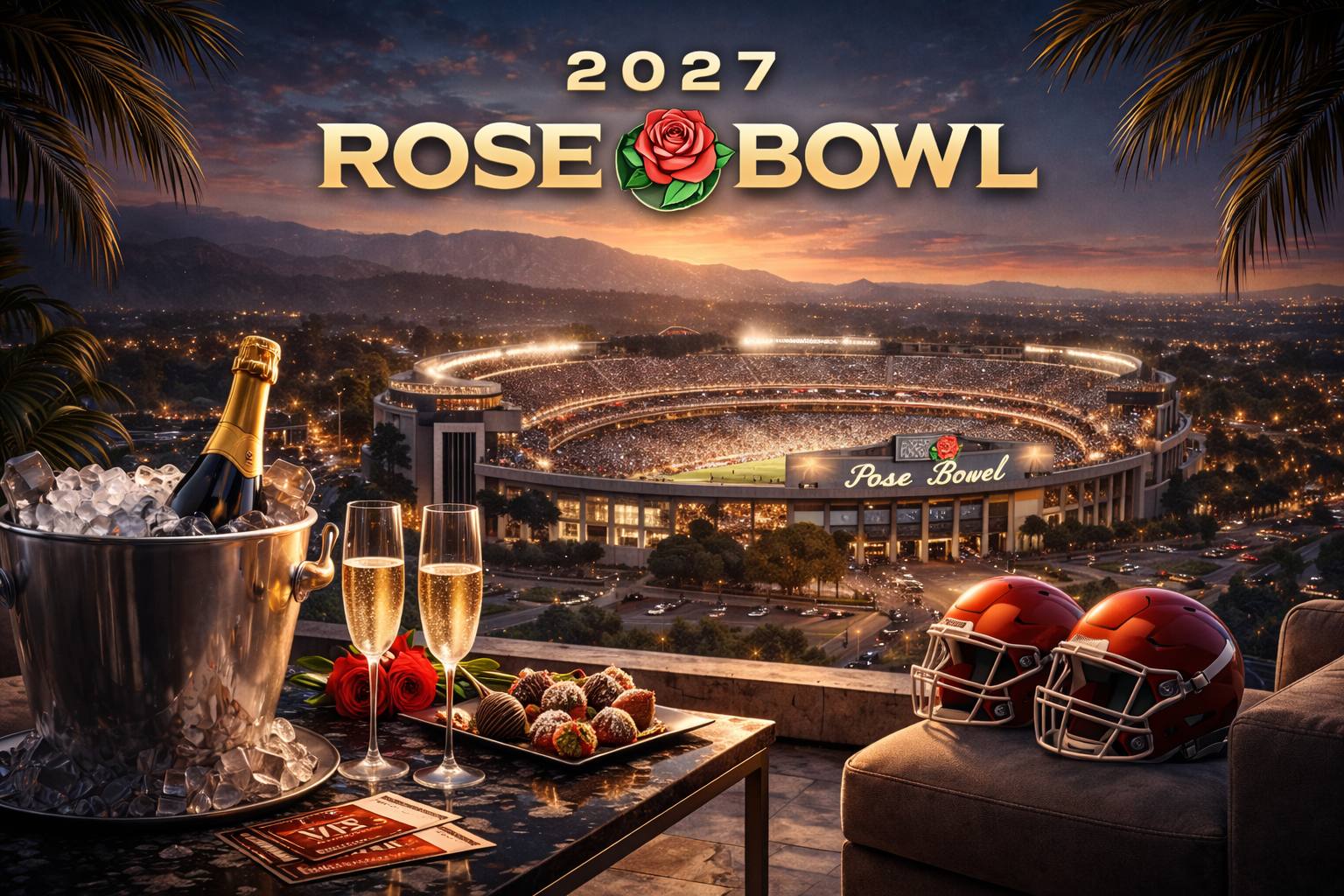 Luxury Rose Bowl Packages 2027